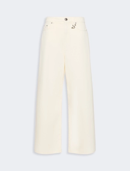 Oversized jeans - IVORY - Sportmax