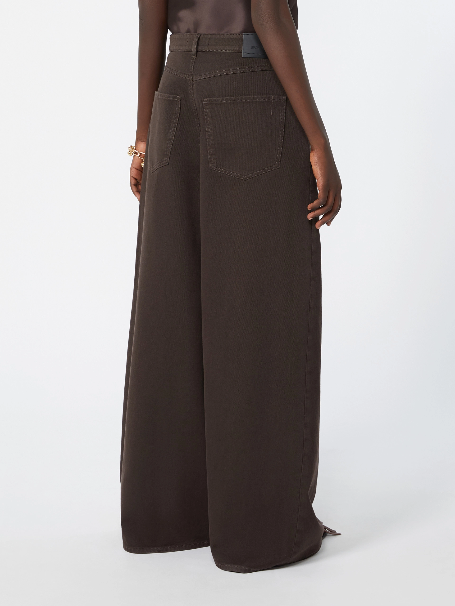 Oversized jeans - CHOCOLATE - Sportmax - 3