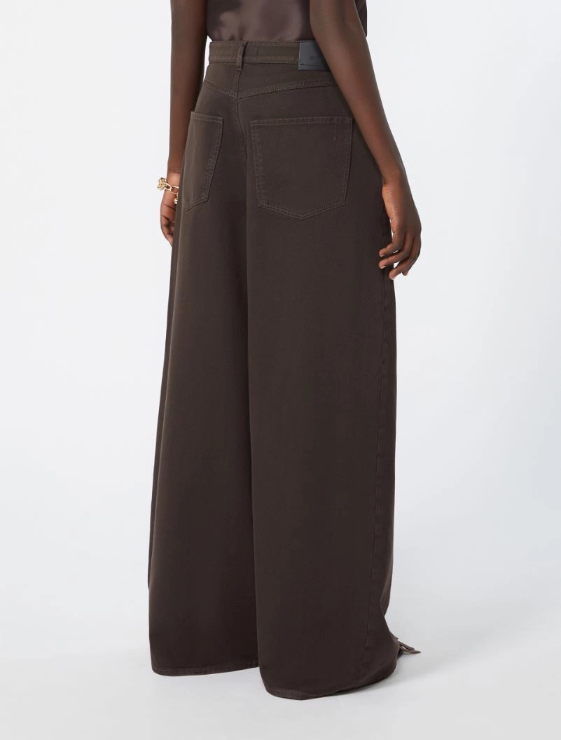 Oversized jeans - CHOCOLATE - Sportmax - 3