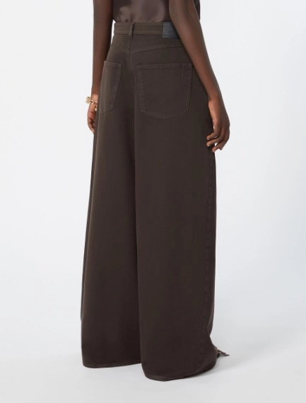 Oversized jeans - CHOCOLATE - Sportmax - 3