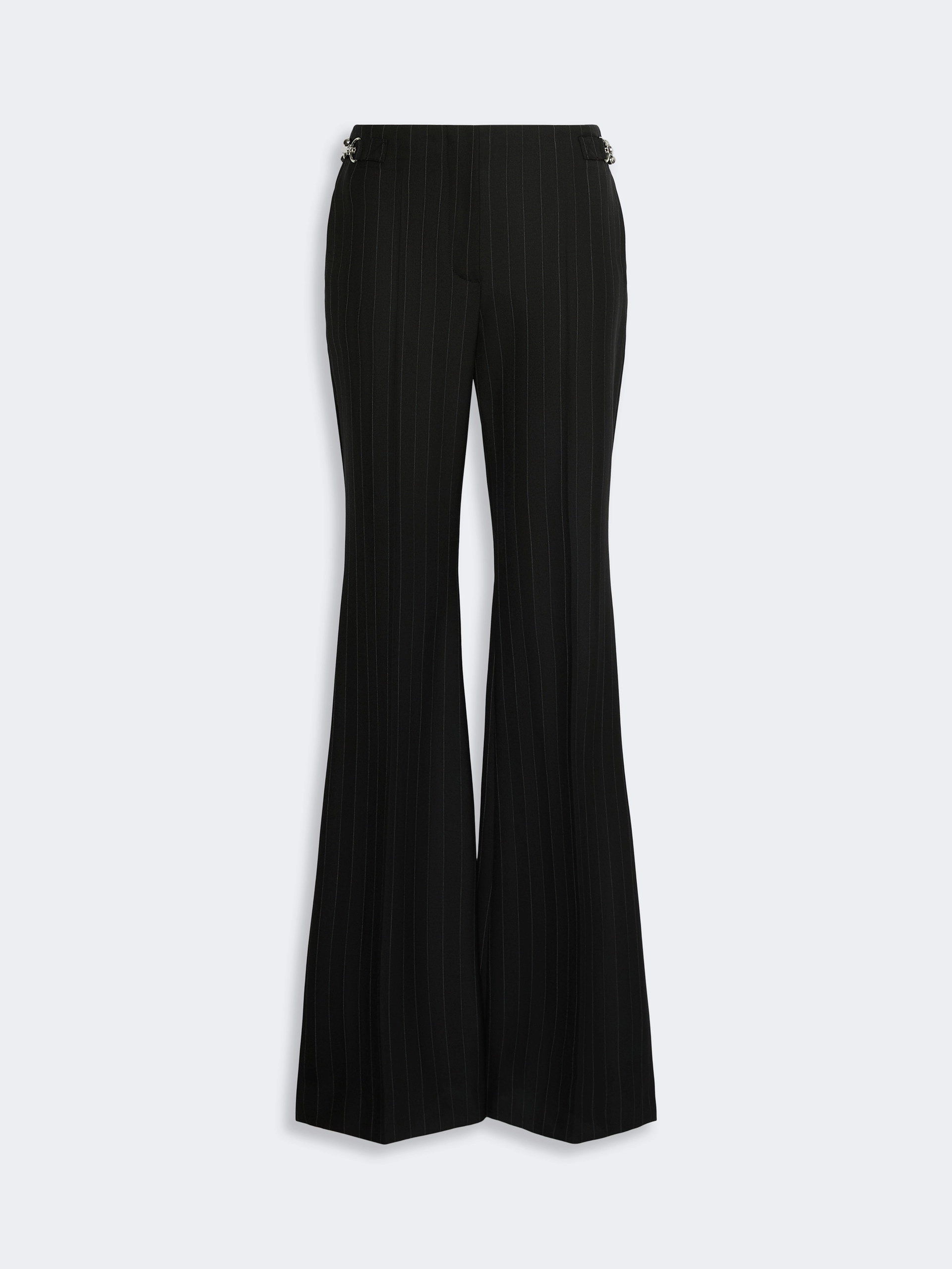 Flared herringbone wool trousers - BLACK - Sportmax - 5