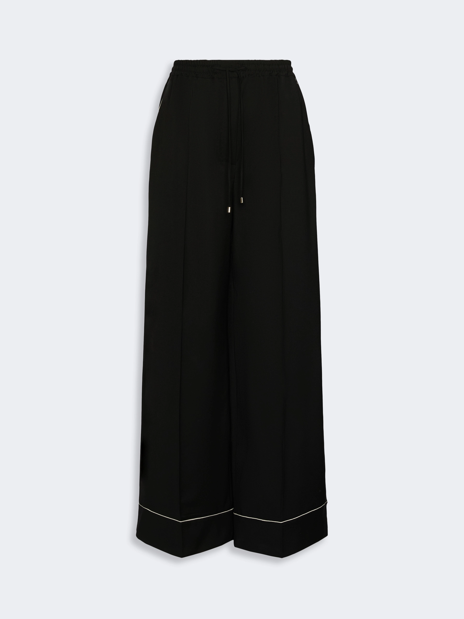 Stretch wool joggers - BLACK - Sportmax - 5