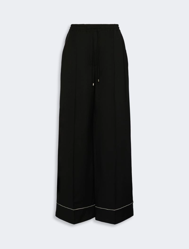 Stretch wool joggers - BLACK - Sportmax - 5