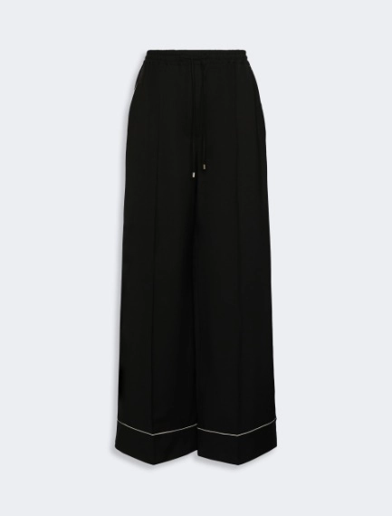 Stretch wool joggers - BLACK - Sportmax - 5