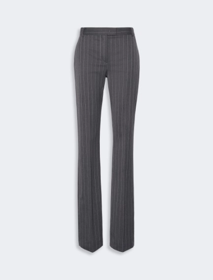 Stretch wool slim flared trousers - Sportmax