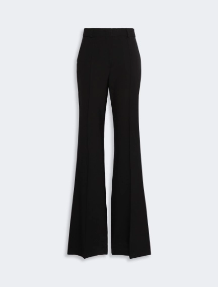 Slim flared wool trousers - BLACK - Sportmax - 5