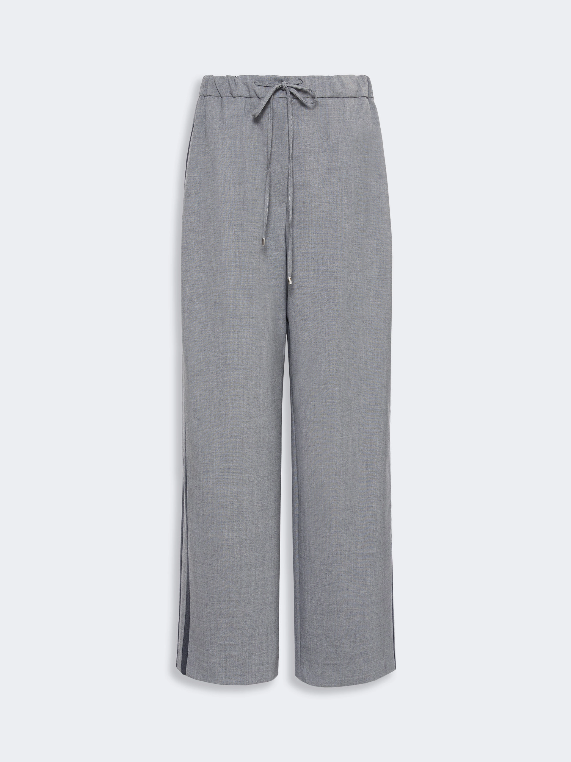 Low-rise stretch wool joggers - MEDIUM GREY - Sportmax - 5
