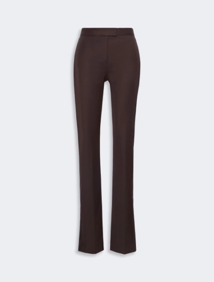 Gabardine low-rise slim flared trousers - Sportmax