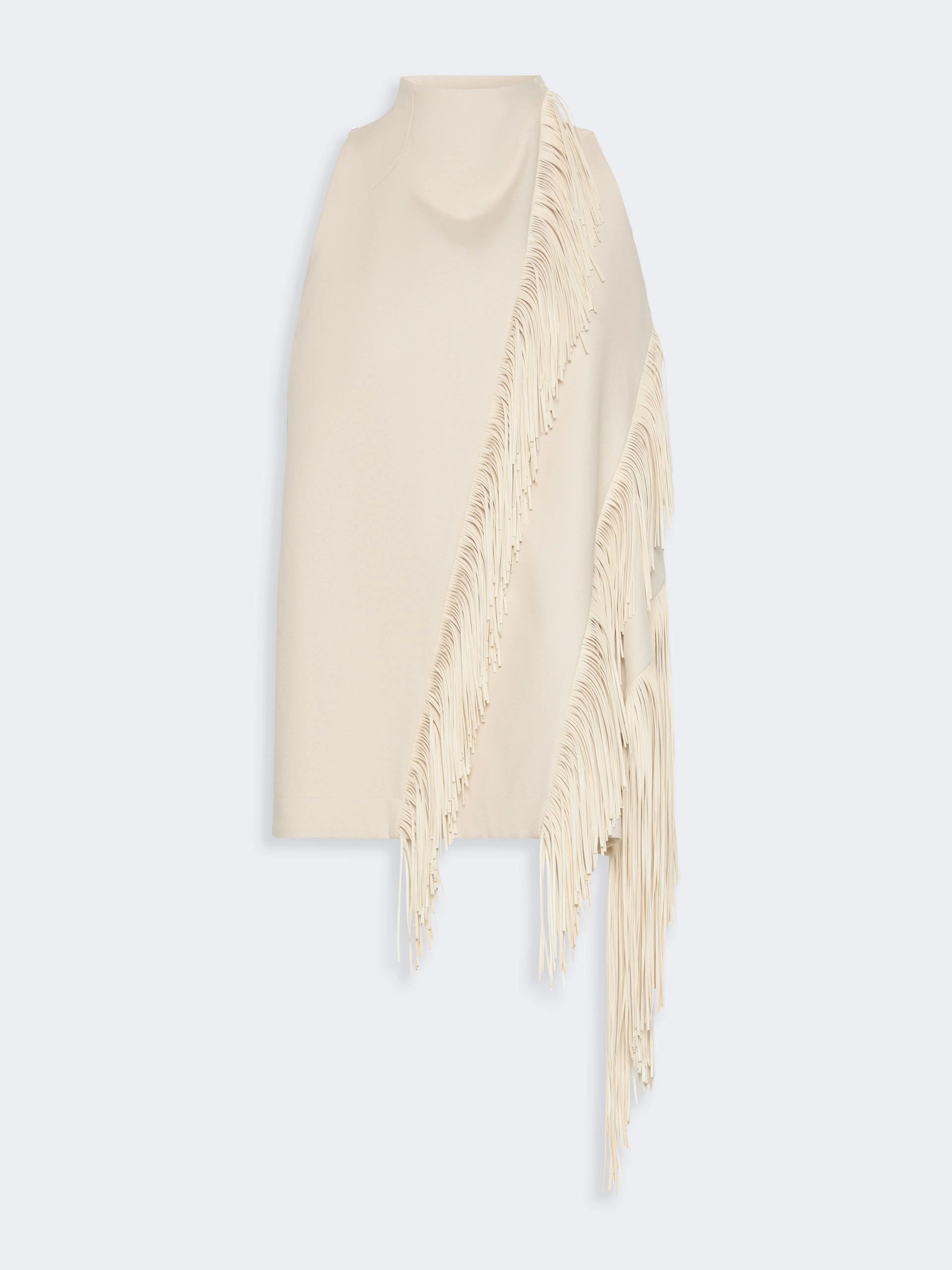 Fringed cotton top - MOSS GREEN - Sportmax - 6