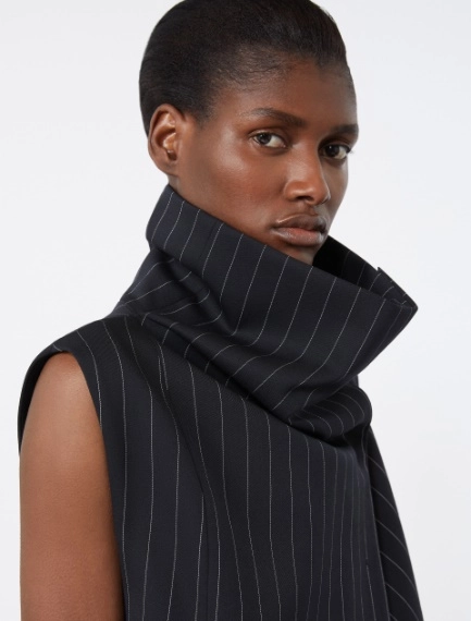Sleeveless wool top - BLACK - Sportmax - 5