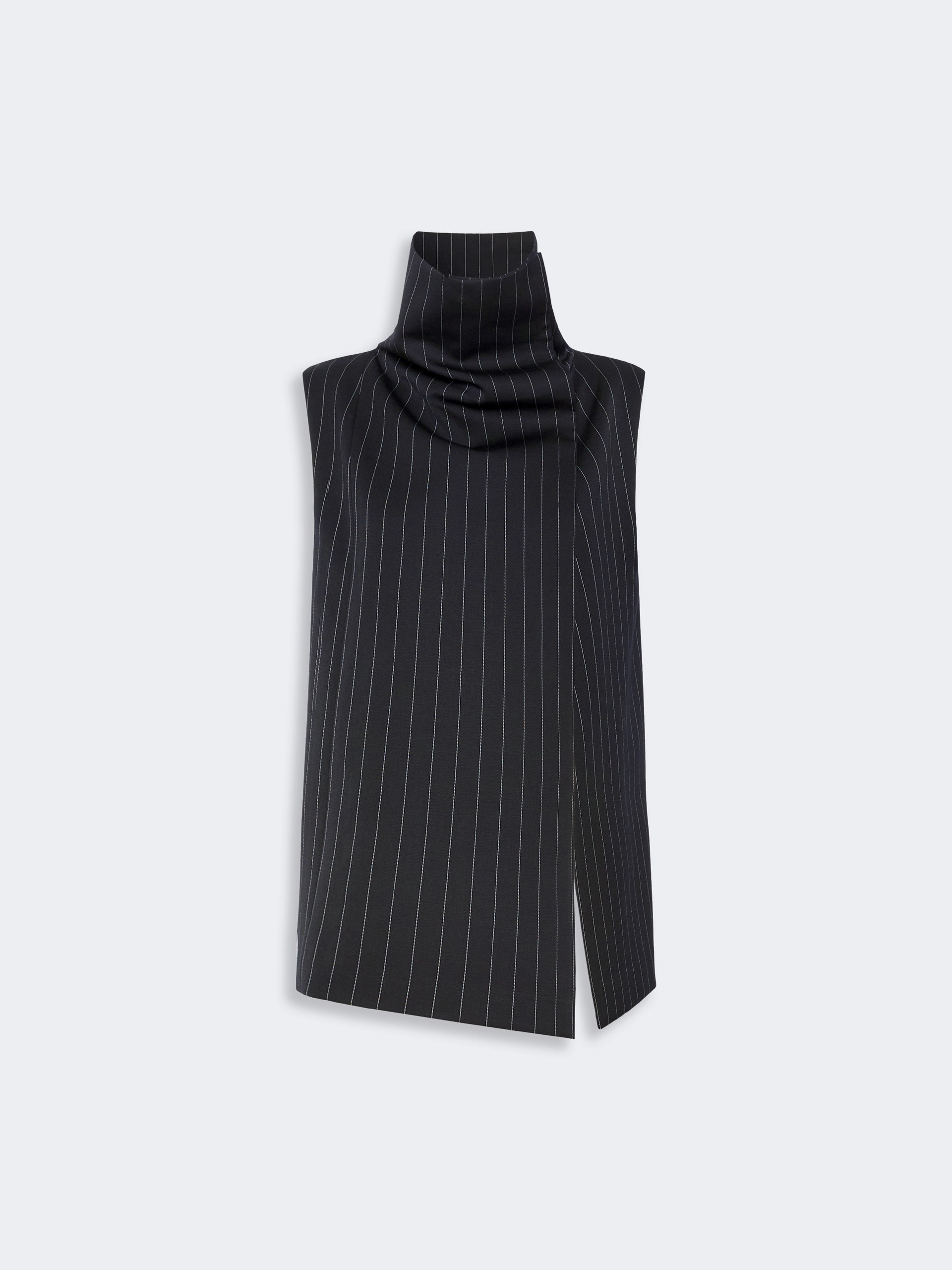 Sleeveless wool top - BLACK - Sportmax - 6