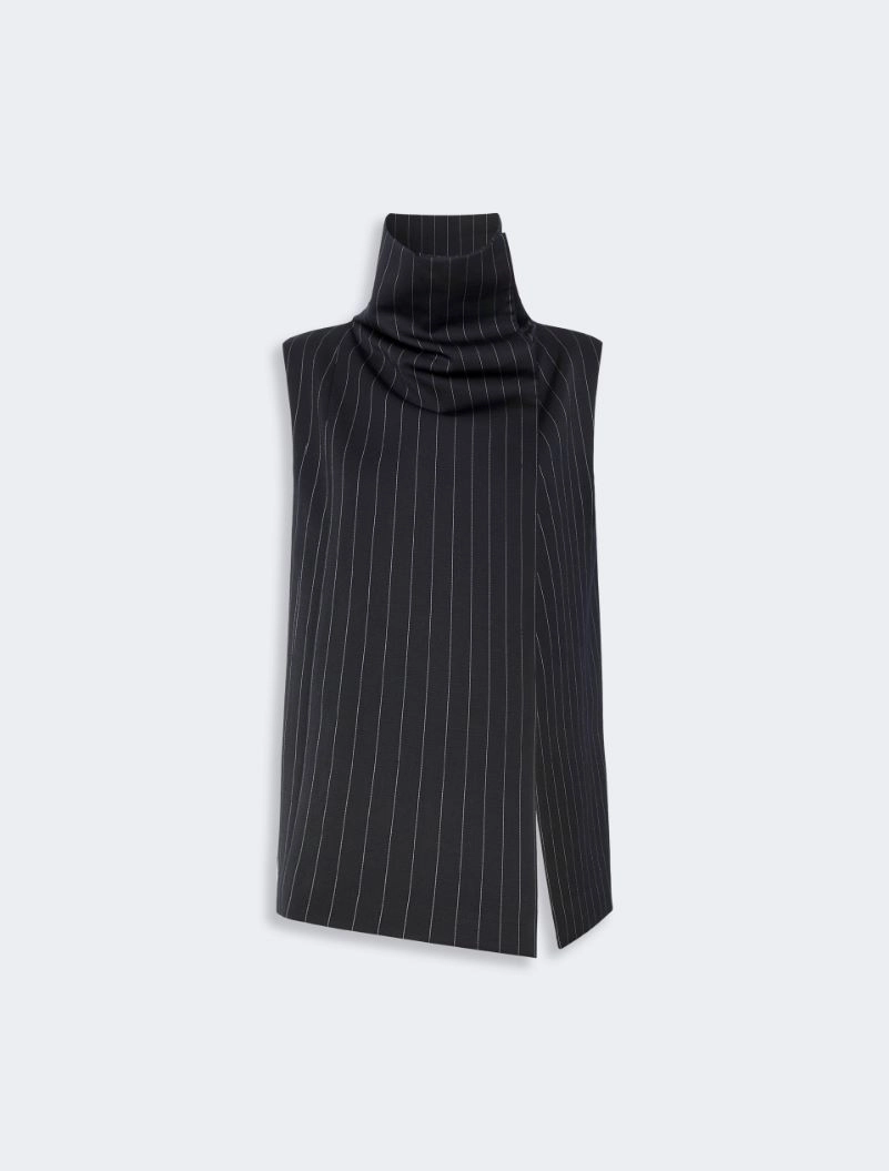 Sleeveless wool top - BLACK - Sportmax - 6