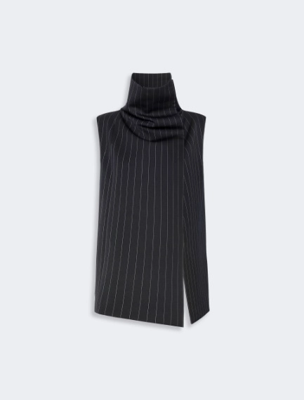 Sleeveless wool top - BLACK - Sportmax - 6