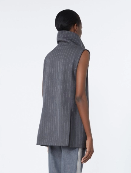 Sleeveless wool top - MEDIUM GREY - Sportmax - 3
