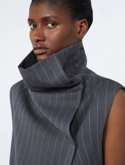 Sleeveless wool top - MEDIUM GREY - Sportmax - 5