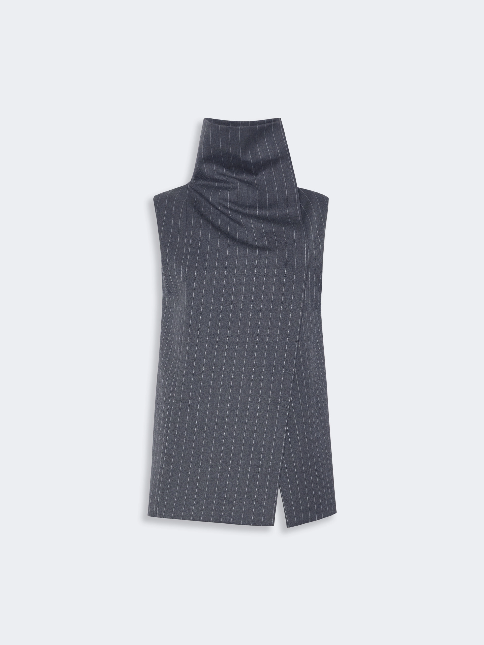 Sleeveless wool top - MEDIUM GREY - Sportmax - 7