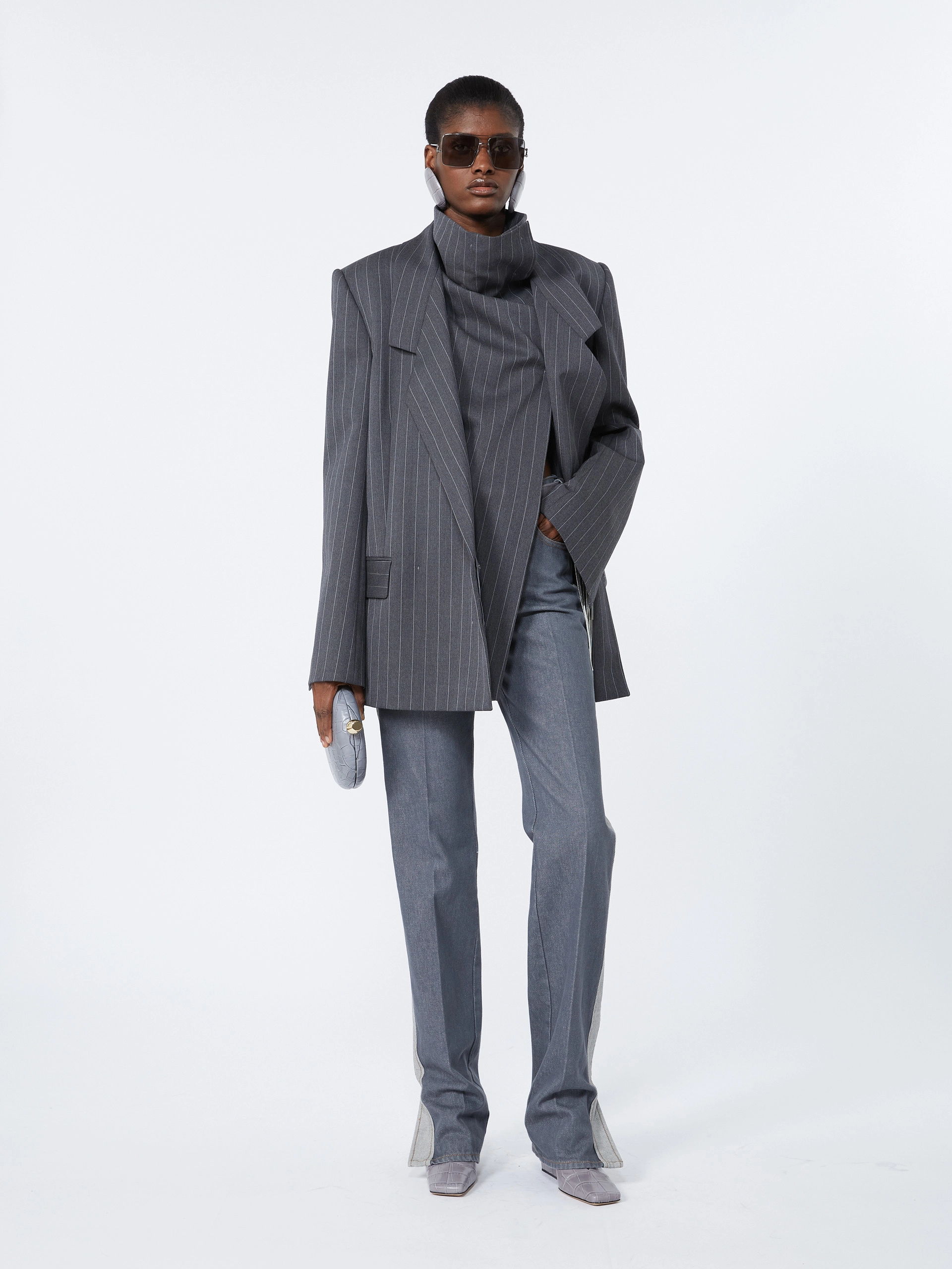 Sleeveless wool top - MEDIUM GREY - Sportmax