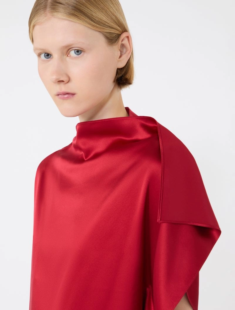 Silk top with ruffle detail - RUBY - Sportmax - 5