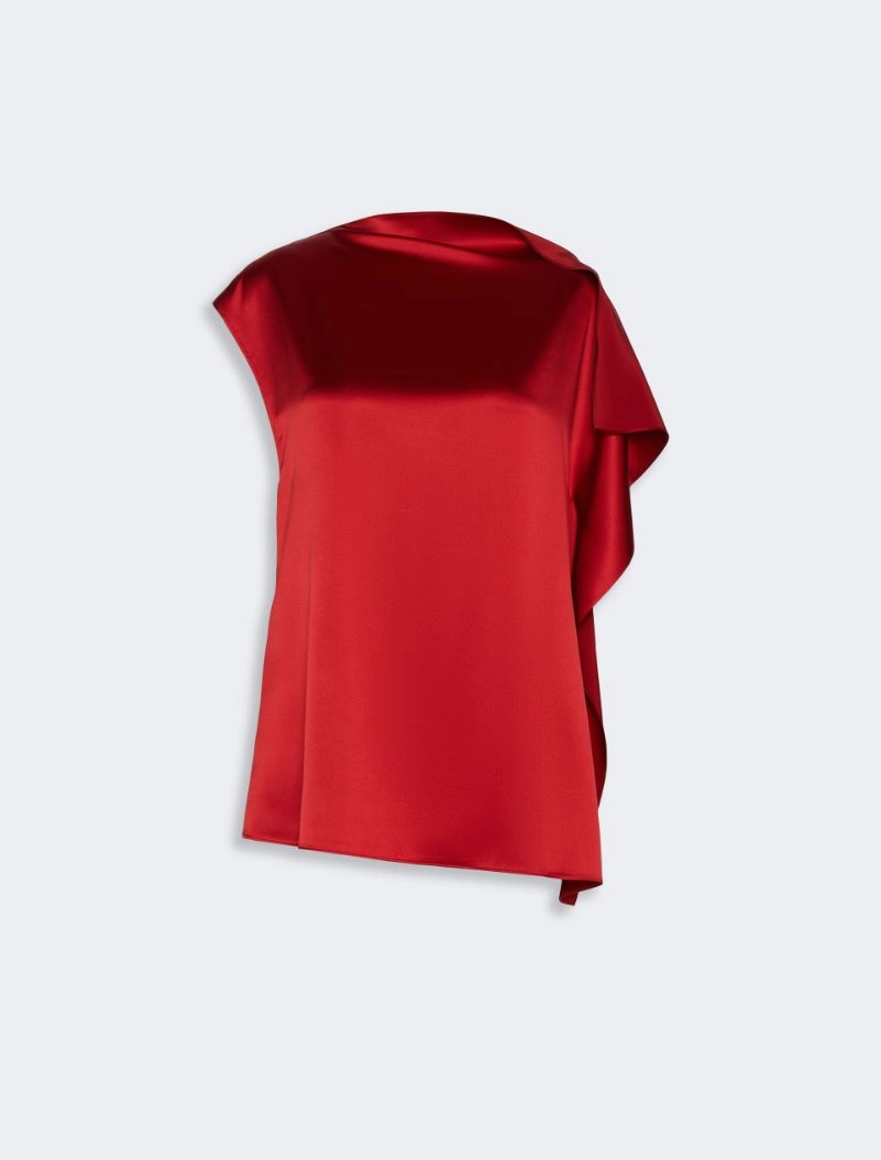 Silk top with ruffle detail - RUBY - Sportmax - 6