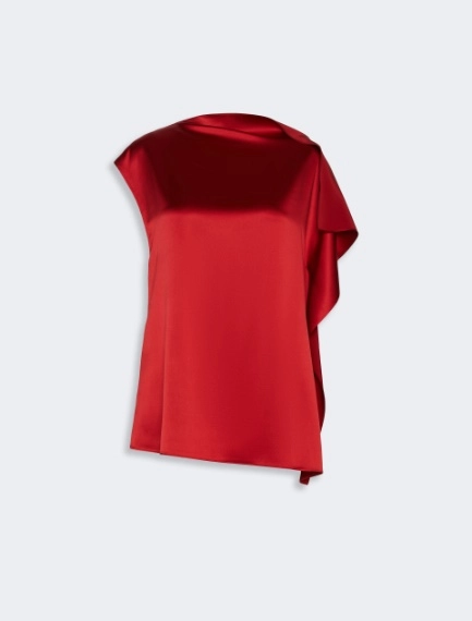 Silk top with ruffle detail - Sportmax