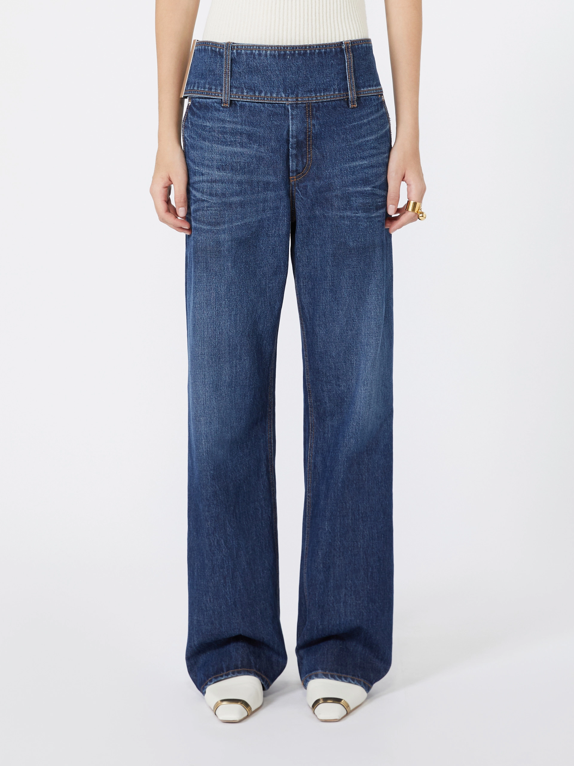 Denim 5-pocket trousers - MIDNIGHTBLUE - Sportmax - 2