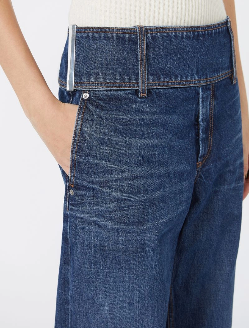 Denim 5-pocket trousers - MIDNIGHTBLUE - Sportmax - 4