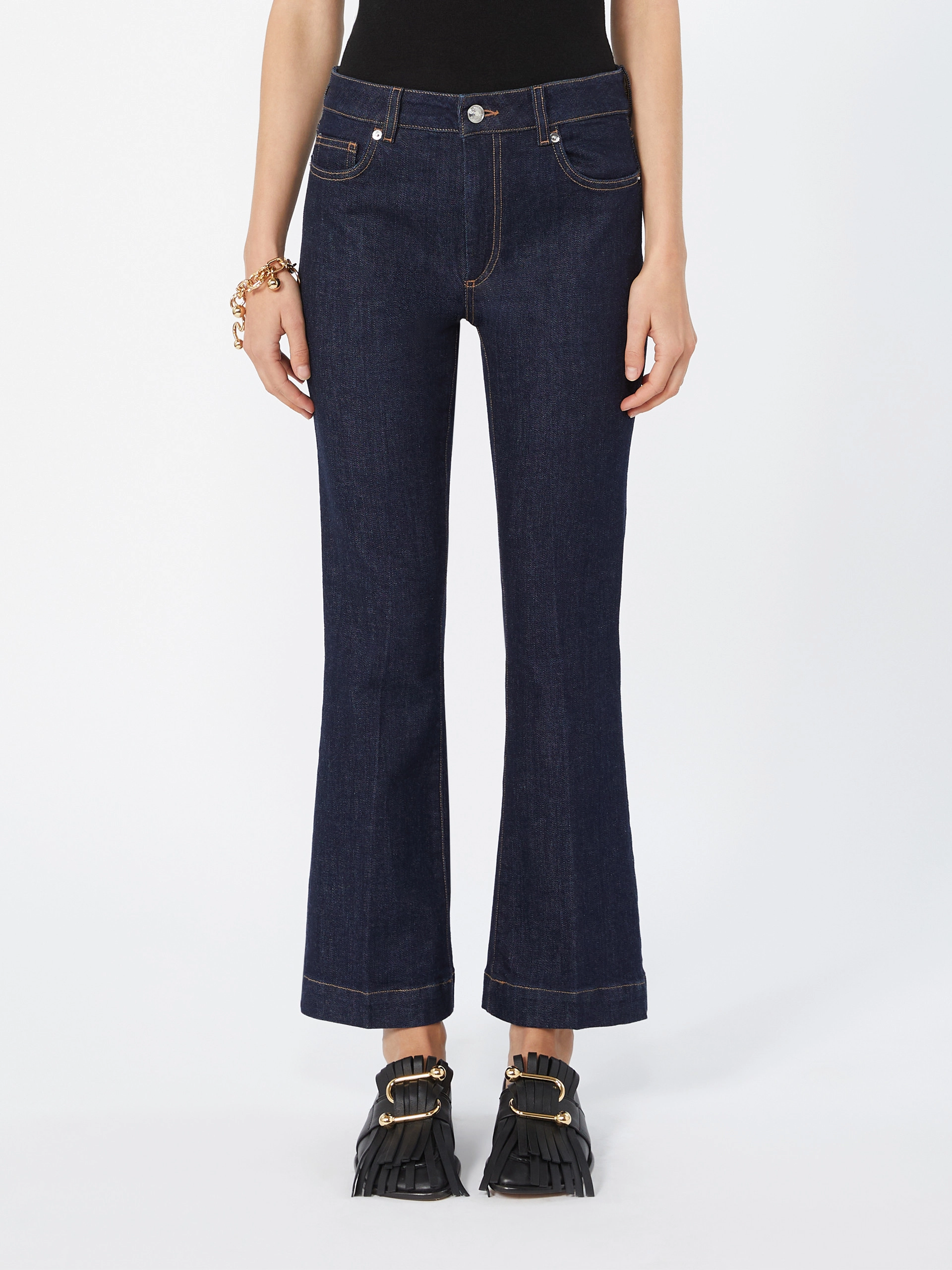 New mini flare stretch jeans - ULTRAMARINE - Sportmax - 2
