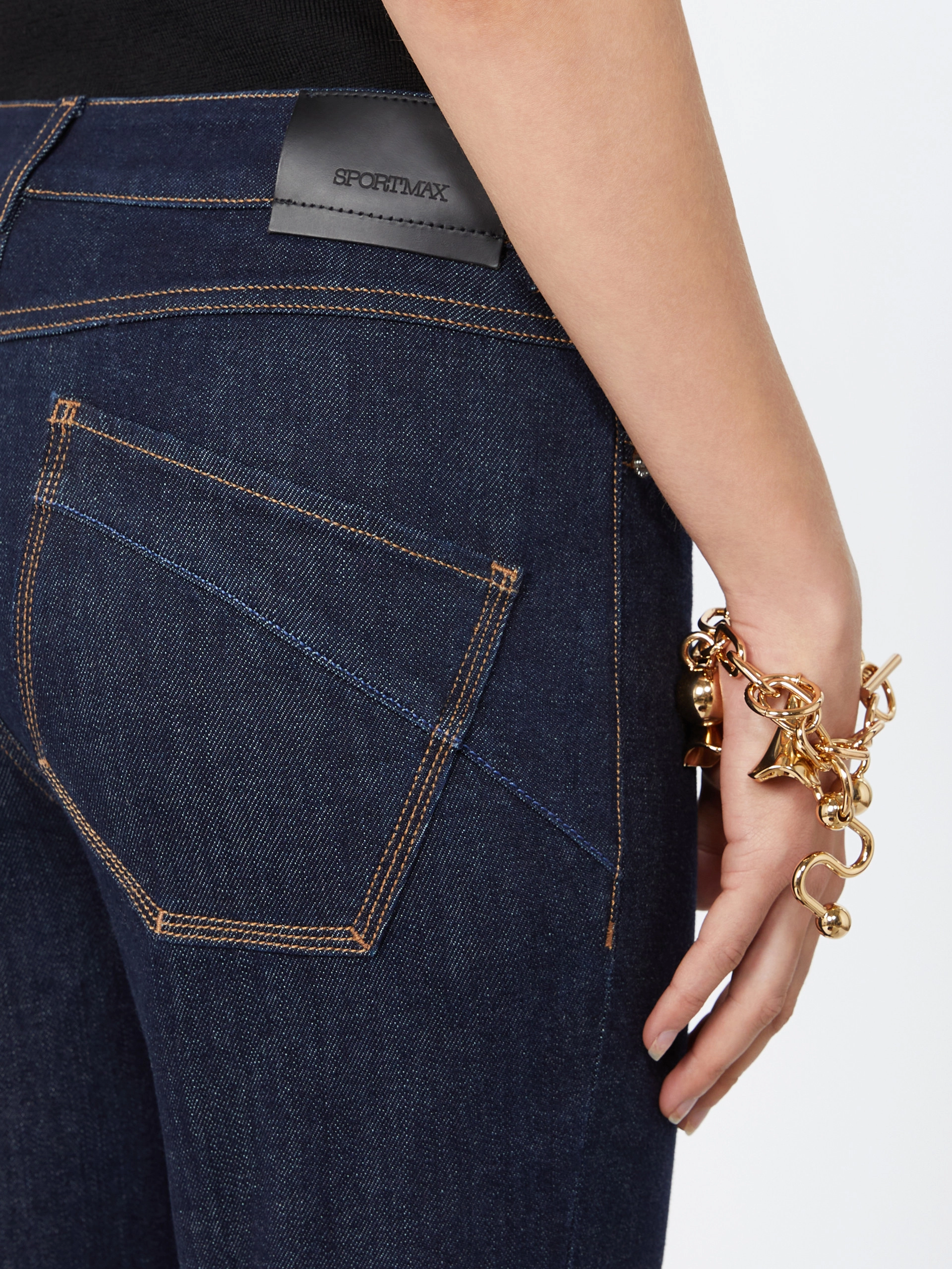 New mini flare stretch jeans - ULTRAMARINE - Sportmax - 4