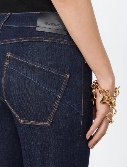 New mini flare stretch jeans - ULTRAMARINE - Sportmax - 4