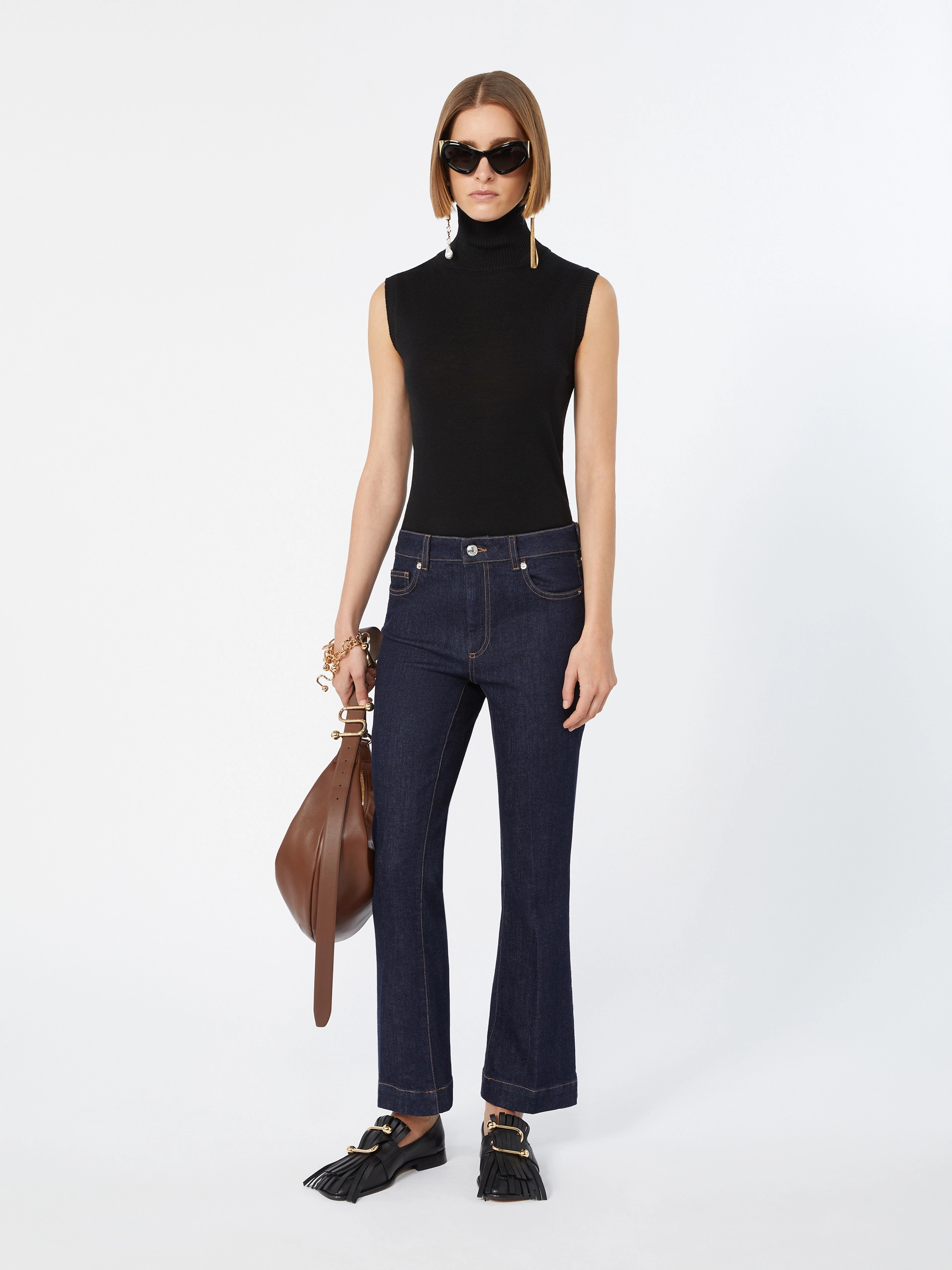 New mini flare stretch jeans - ULTRAMARINE - Sportmax