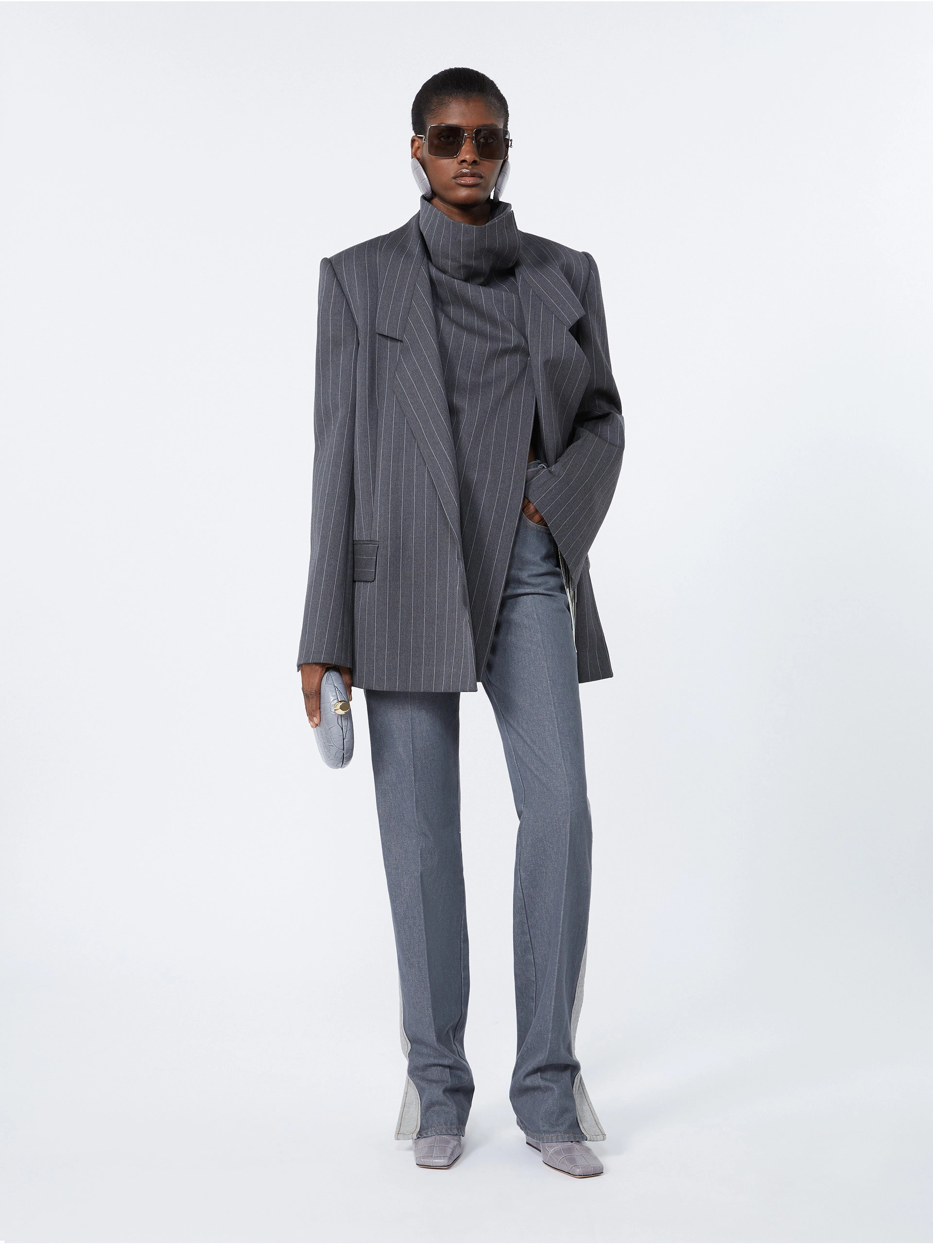 Low-waisted jeans - MEDIUM GREY - Sportmax