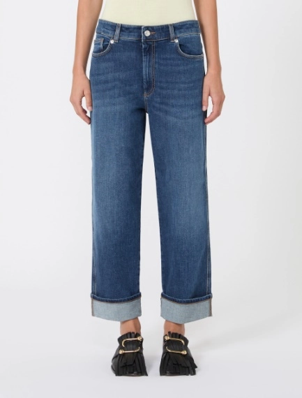 New boyfriend stretch jeans - ULTRAMARINE - Sportmax - 2