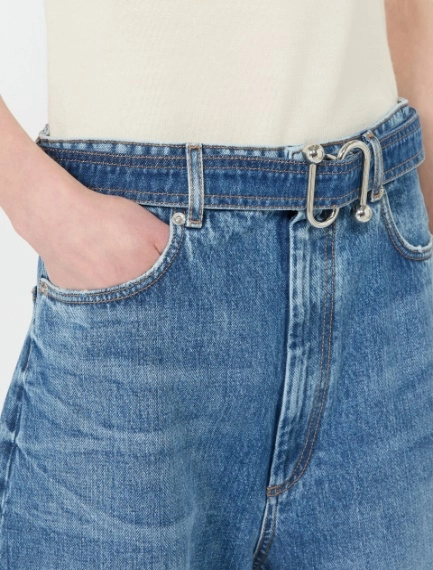 Oversized low-rise jeans - MIDNIGHTBLUE - Sportmax - 4