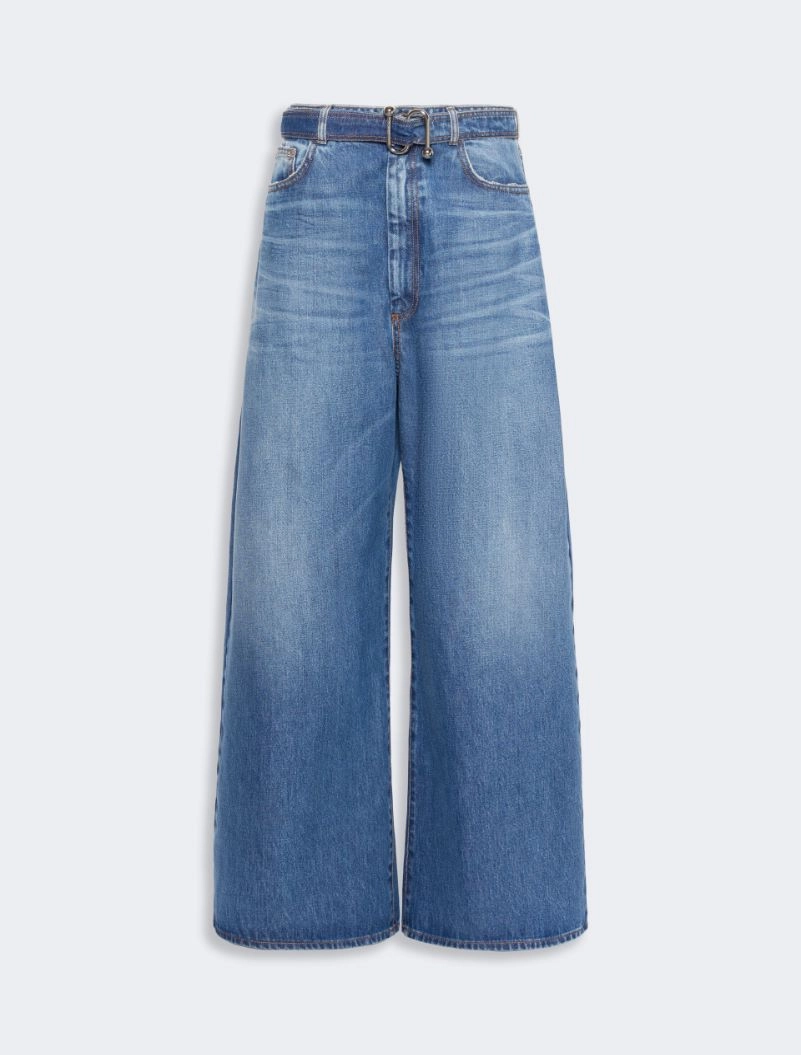 Oversized low-rise jeans - MIDNIGHTBLUE - Sportmax - 5
