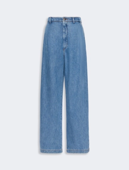 Oversized Tencel jeans - MIDNIGHTBLUE - Sportmax - 5
