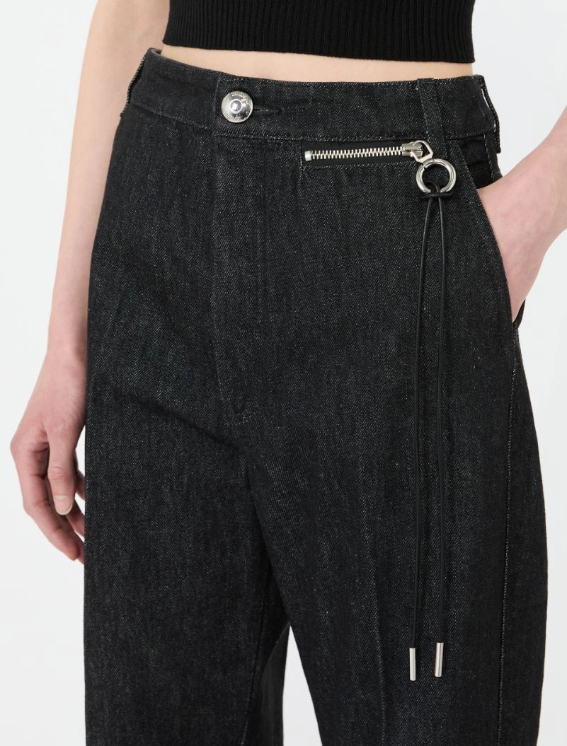 Slim flared jeans - BLACK - Sportmax - 4