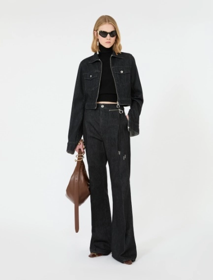 Slim flared jeans - BLACK - Sportmax - 1