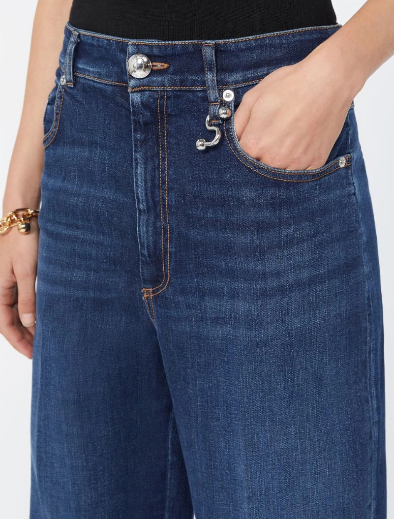 Low-rise cropped jeans - ULTRAMARINE - Sportmax - 4