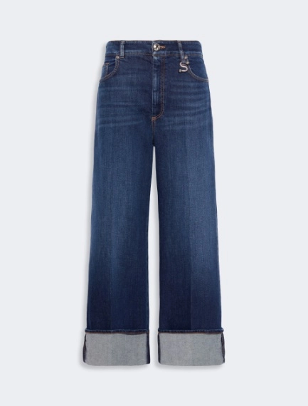 Low-rise cropped jeans - ULTRAMARINE - Sportmax