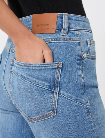 Low-rise new mini flare jeans - ULTRAMARINE - Sportmax - 5