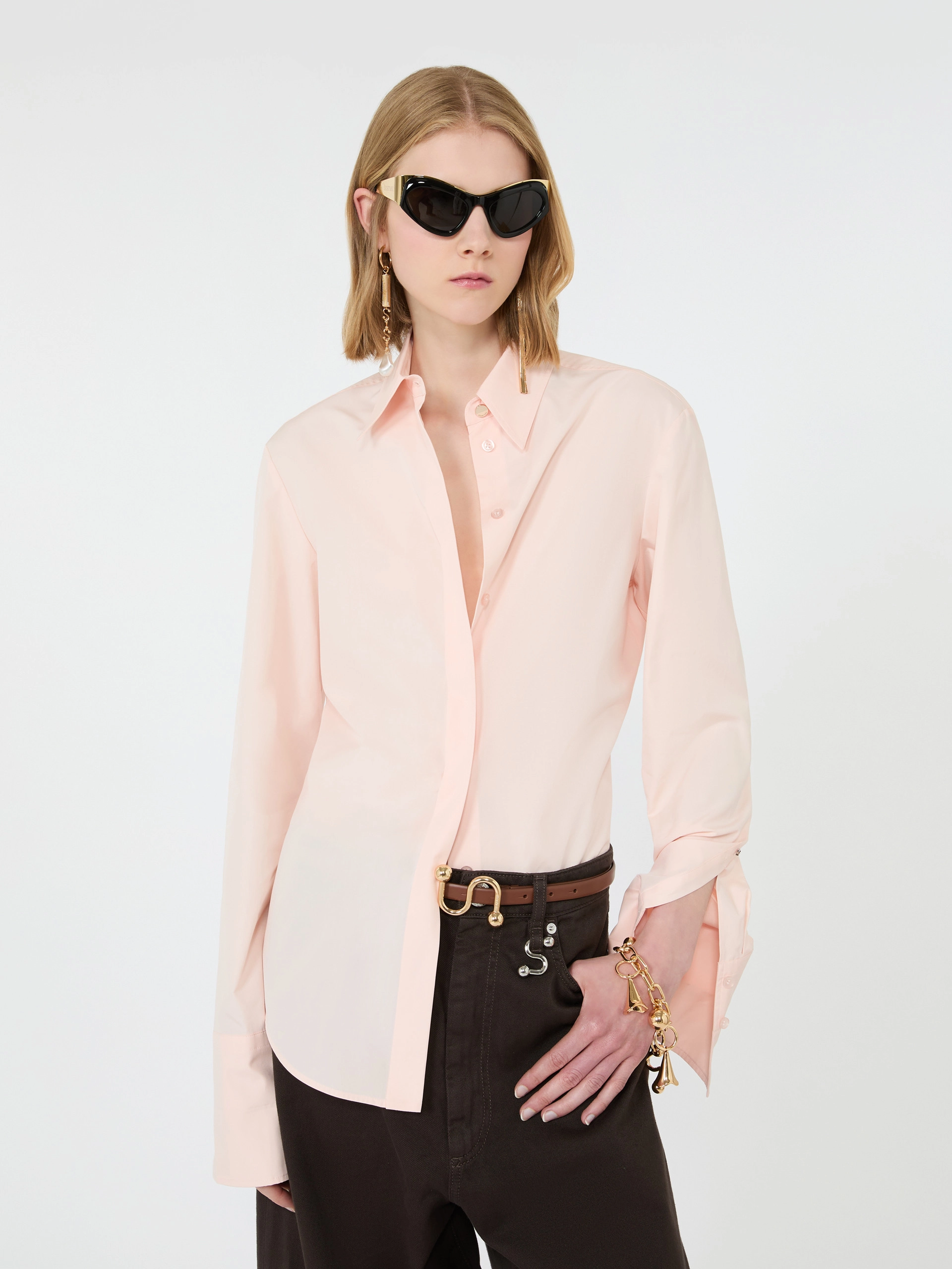 Camicia sfiancata in popeline - CIPRIA - Sportmax - 4