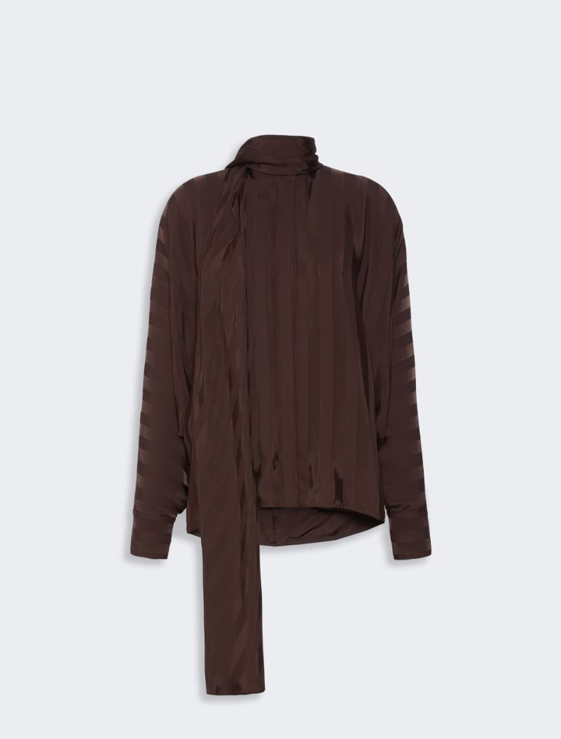 Oversized kimono shirt - CHOCOLATE - Sportmax - 7