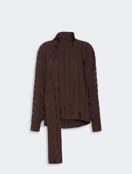 Oversized kimono shirt - CHOCOLATE - Sportmax - 7