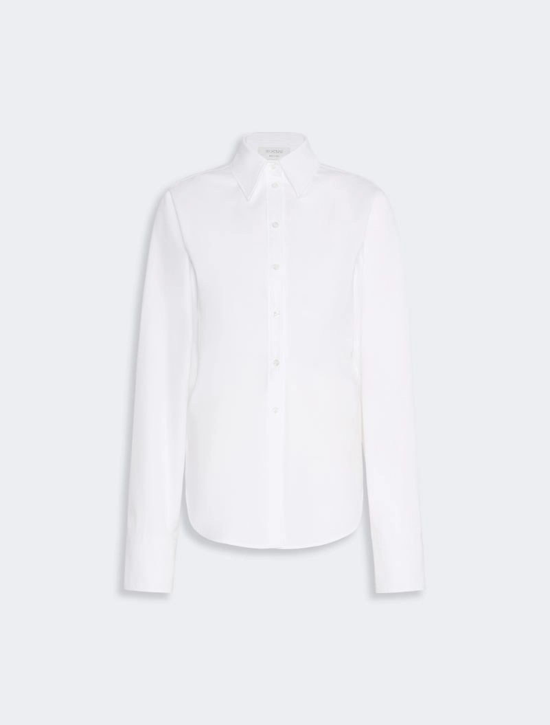 Cotton poplin shirt - OPTICAL WHITE - Sportmax - 6