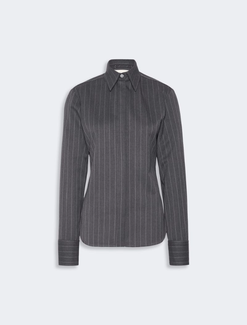 Slim wool shirt - MEDIUM GREY - Sportmax - 6