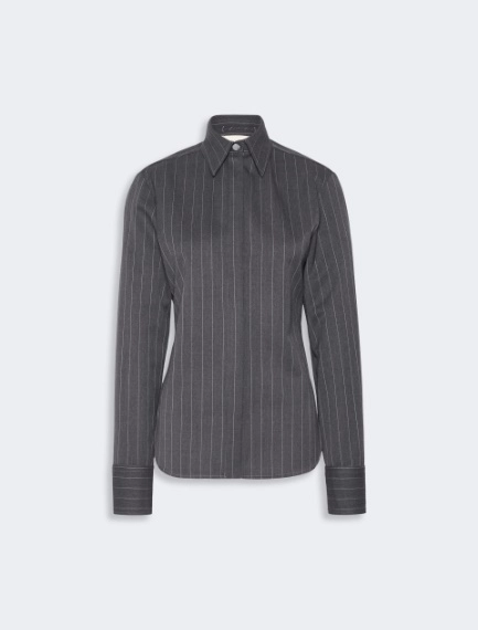 Slim wool shirt - MEDIUM GREY - Sportmax - 6