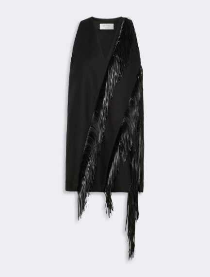 Fringed twill mini dress - Sportmax