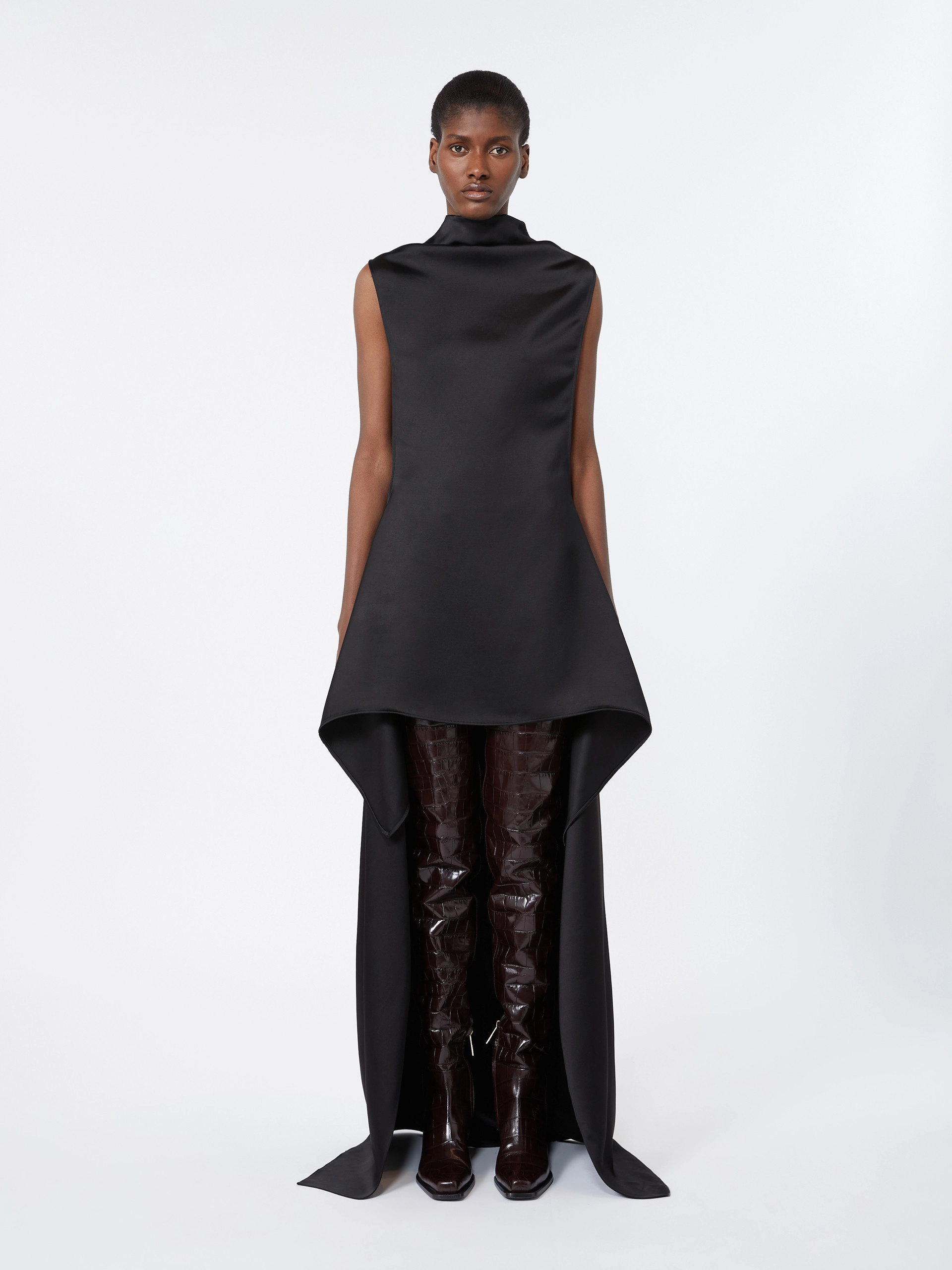 Abito con volant - NERO - Sportmax - 2