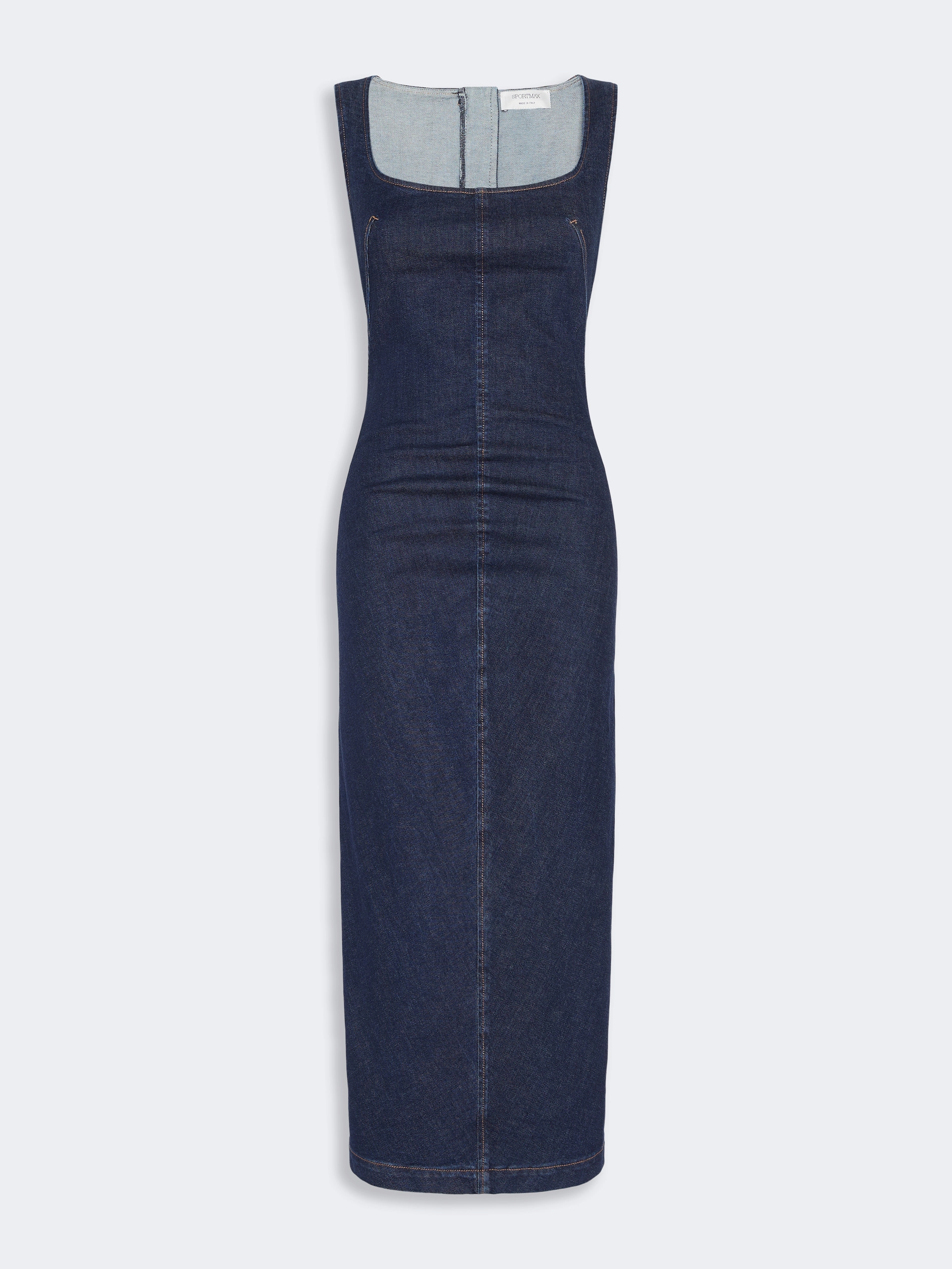 Sleeveless denim dress - MIDNIGHTBLUE - Sportmax - 5