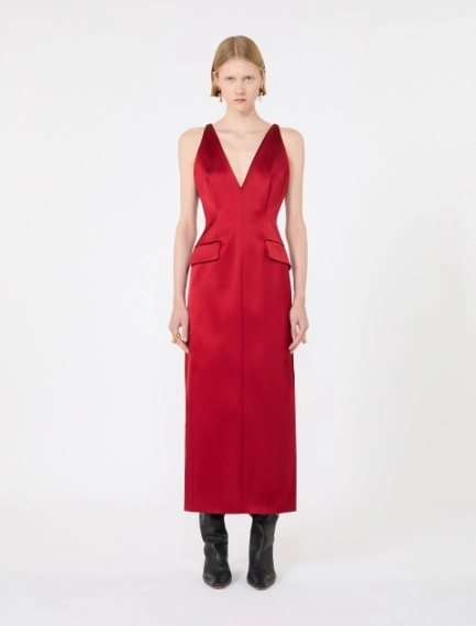 Long stretch satin dress - RUBY - Sportmax - 2